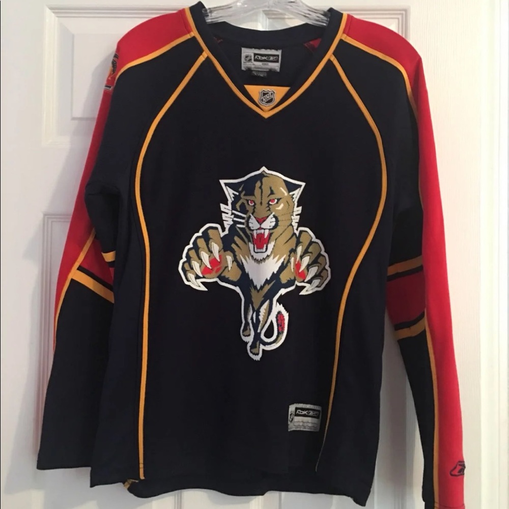 NHL Authentic Reebok Florida Panthers Jersey LARGE